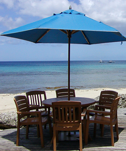 Restaurant patio